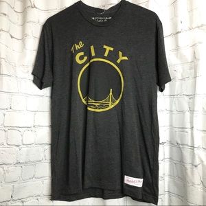 Mitchell & Ness Golden State Warriors Triblend Tee